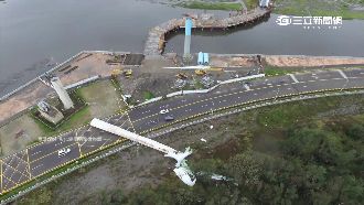 彭于晏擔心！電影裡風力發電機被吹倒