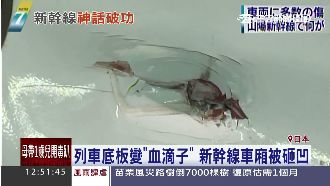 安全神話破功！旅人遭新幹線底板砸傷