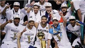 馬刺,Spurs,總冠軍（圖／美聯社／達志影像）