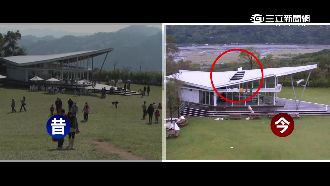 強颱過境　偶像劇拍攝餐廳宛如廢墟