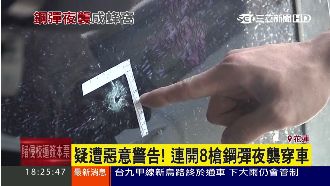 深夜對準「腦部」開槍　幸車內無人