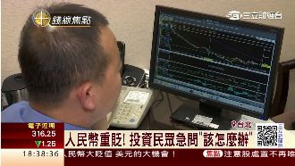 人民幣重貶！投資者慘遭套牢逾2千億