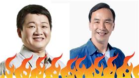 何博文、朱立倫（圖／翻攝自何博文、朱立倫臉書）