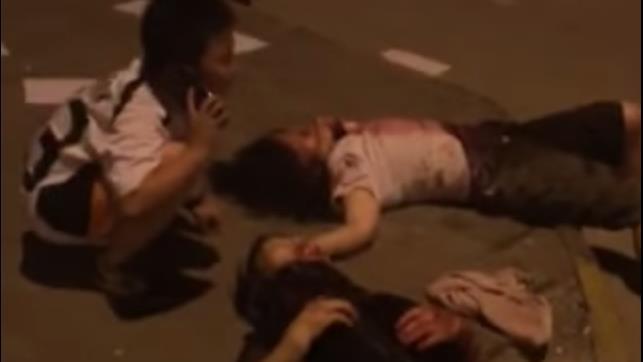 影／天津大爆炸現場　男童邊哭邊求救