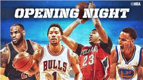 NBA開幕戰(翻攝自NBA臉書)