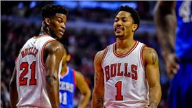 Jimmy Butler,Derrick Rose（ap）