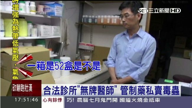 無牌醫師私賣管制藥　診所成販毒站