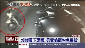 沒錢買下酒菜　無業男偷走「獅子兔」