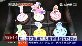 中秋月餅搶商機　腦筋急轉彎蛋糕上市