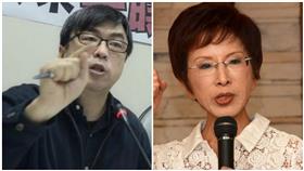 洪秀柱,段宜康 (臉書合圖)