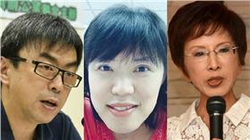 左圖／翻攝自段宜康臉書；中圖／翻攝自唐慧琳臉書；右圖／翻攝自洪秀柱臉書粉絲專頁
