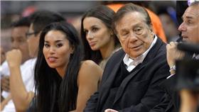 V. Stiviano,Donald Sterling(ap)