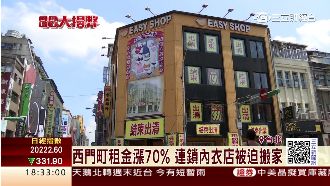 西門町店租暴漲　連鎖內衣店被迫搬家