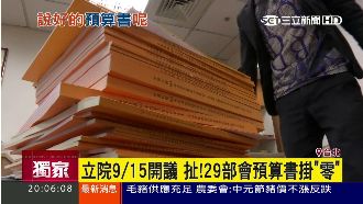 立院16天後開議　部會預算書都沒送