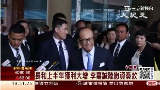 李嘉誠旗下股票抗跌　跑贏港股大盤