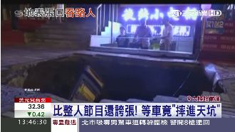 衰！哈爾濱驚見天坑　4人等車跌進洞