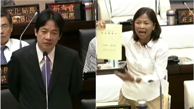 議員狂轟4分鐘　賴清德僅10秒發言