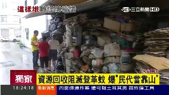 「有民代當靠山」資源回收阻滅登革蚊