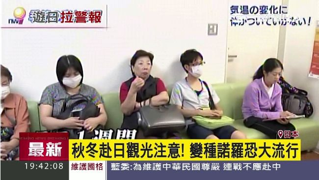 全新變種諾羅病毒　日秋冬恐大流行