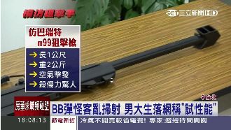 BB槍射路人　涉嫌男大生：測試性能