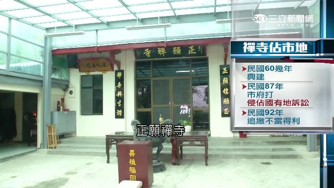 禪寺強佔公有地　北市府追不回罰款！