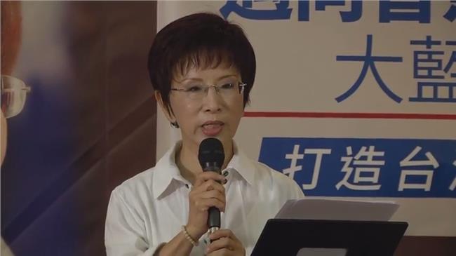 連戰閱兵　洪秀柱：傷害國人的感情！