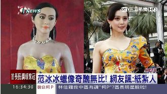 眾星面貌全崩壞　范冰冰被嘲諷紙紮人