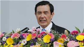 馬英九總統在新竹參加第二次世界大戰結束70週年（圖／美聯社／達志影像）