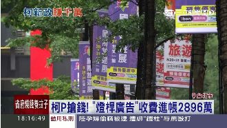 柯P搶錢！燈桿廣告將收費　年賺千萬