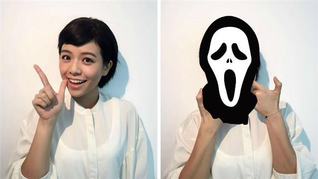 這是真愛～歐陽非凡就愛林真心鬼臉照