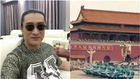 黃安看閱兵-翻攝自微博