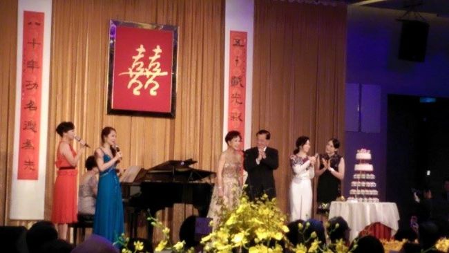 連戰高調金婚宴　吳朱王大咖全缺席