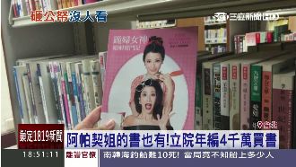 年編4千萬！立院圖書館赫見李蒨蓉書