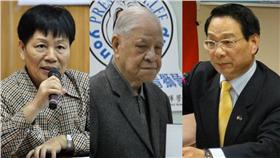 葉津鈴,李登輝,呂學樟（合成圖／翻攝自葉津鈴、李登輝、呂學樟臉書）