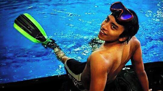 王大陸裸泳地點是「那裡」怎麼有點甜