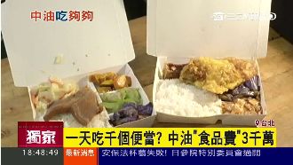 日吃千個便當？中油「食品費」3千萬