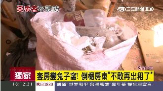 套房變兔子窩！倒楣房東：不敢再租了