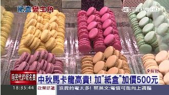 中秋改送馬卡龍　6顆禮盒要價破千元