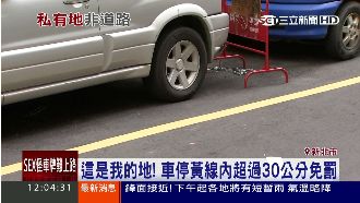 這是我的地！停黃線內30公分免罰