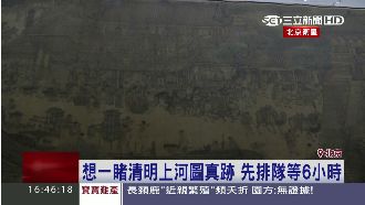 北京故宮90周年　清明上河圖超夯！