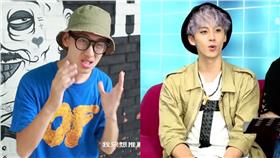 黃喬伊,田亞霍,網路紅人（合成圖／翻攝自酷瞧網站、麥卡貝音樂頻道YouTube）