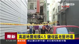 地震釀禍？高雄鹽埕區傳地層下陷