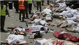 聖城麥加踩踏事件（圖／美聯社／達志影像）