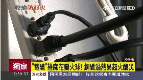 捲電線起火1800