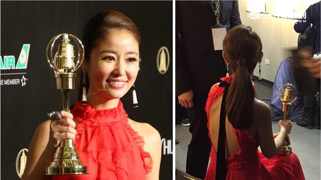 林心如終於握到獎盃　這背影好催淚