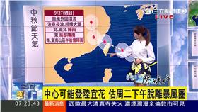 三立準氣象0927／杜鵑爆頭颱　最快今晚20:30陸警