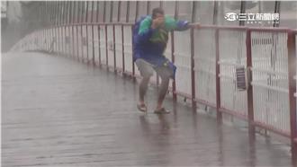 杜鵑來襲　100秒影片看台北暴風雨