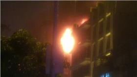 富邦大樓失火／網友Kevin Shan提供