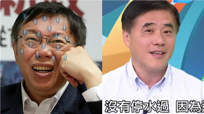 酸柯沒態度　郝：我任內8年沒停水過