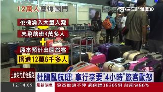 比坐飛機還久！桃機拿行李要等4小時